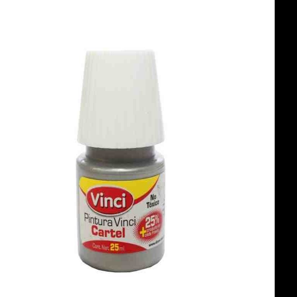 PINTURA CARTEL 70 VINCI 25ML. PLATA E.10 C.200